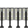 set 4x lampa solara srtadala exterior led 200w
