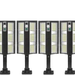 set 4x lampa solara srtadala exterior led 200w