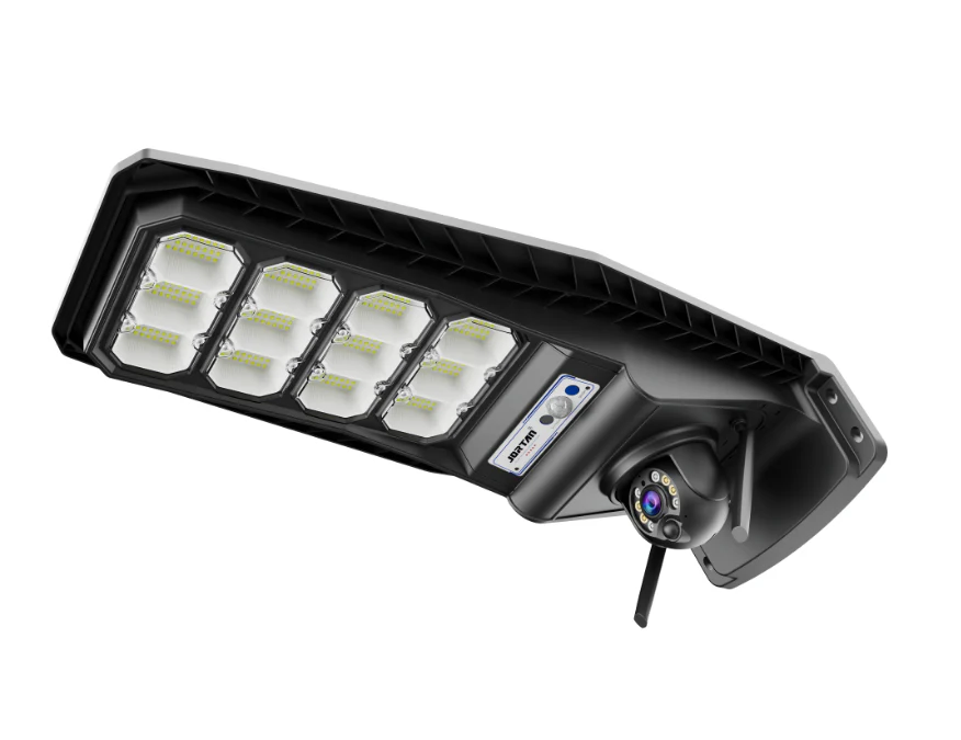 camera de supraveghere 4g jortan cu lampa solara 400w
