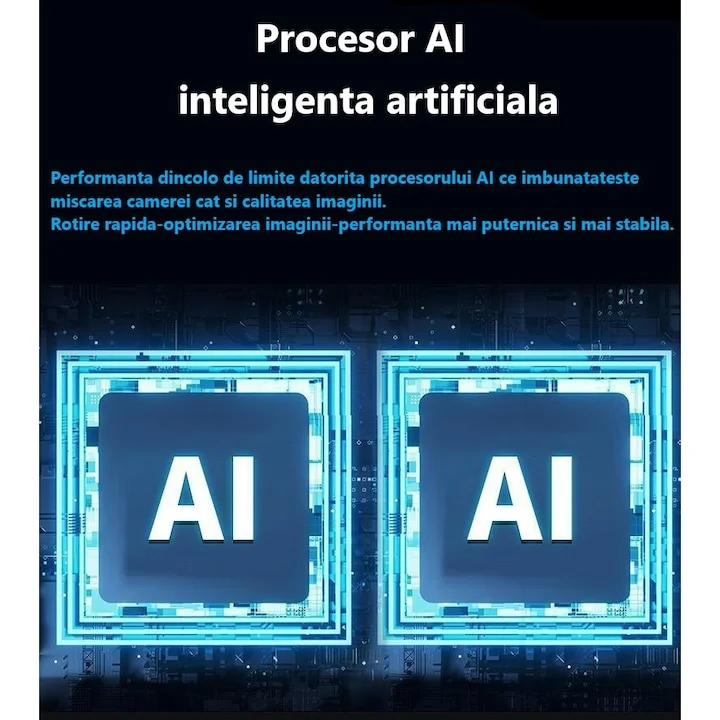 Camera de Supraveghere Tripla Jortan Fixa si mobila 9MP Ultra HD 6K, inteligenta de urmarire, 3 Lentile, Vedere nocturna color, Sirena cu Alarma, Detectie umana, microfon audio bidirectional - imagine 6