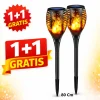 lampa solara flacara tip torta 1+1 gratis 80cm