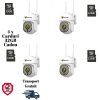 set 4x camera de supraveghere wifi 3mp jortan