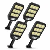 set 4x lampai cu incarcare solara 9 celule 300w jortan 280 led uri