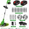 motocoasa electrica cu 2x acumulatori 48v 16 accesori