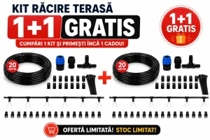 1+1 gratis kit racire pentru terasa cu 20 duze 20m