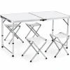 masa camping pliabila premium cu 4 scaune incluse