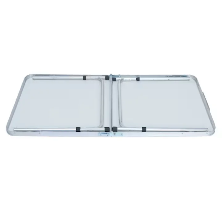 Masă Camping Pliabilă Premium cu 4 Scaune Incluse, Set Portabil din Aluminiu pentru 4 Persoane, Ideal pentru Picnic, Grădină, Terasă, Pescuit, Excursii și Activități în Aer Liber - imagine 5