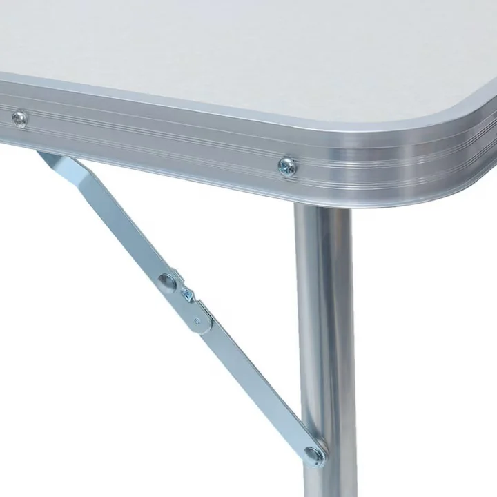 Masă Camping Pliabilă Premium cu 4 Scaune Incluse, Set Portabil din Aluminiu pentru 4 Persoane, Ideal pentru Picnic, Grădină, Terasă, Pescuit, Excursii și Activități în Aer Liber - imagine 6