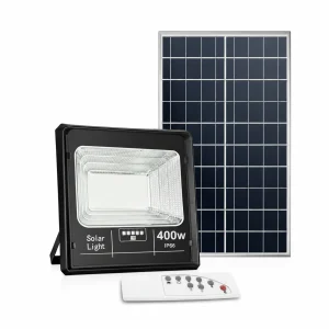 proiector cu panou solar led 400w 7000 lumeni ip66