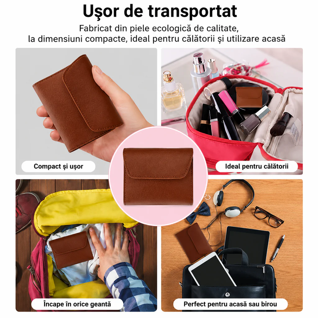 Set Manichiură și Pedichiură Profesional 16 Piese, Oțel Inoxidabil, Trusă Îngrijire Unghii cu Husă Elegantă din Piele, Kit pentru Acasă și Călătorii, Cadou pentru Femei și Bărbați - imagine 3