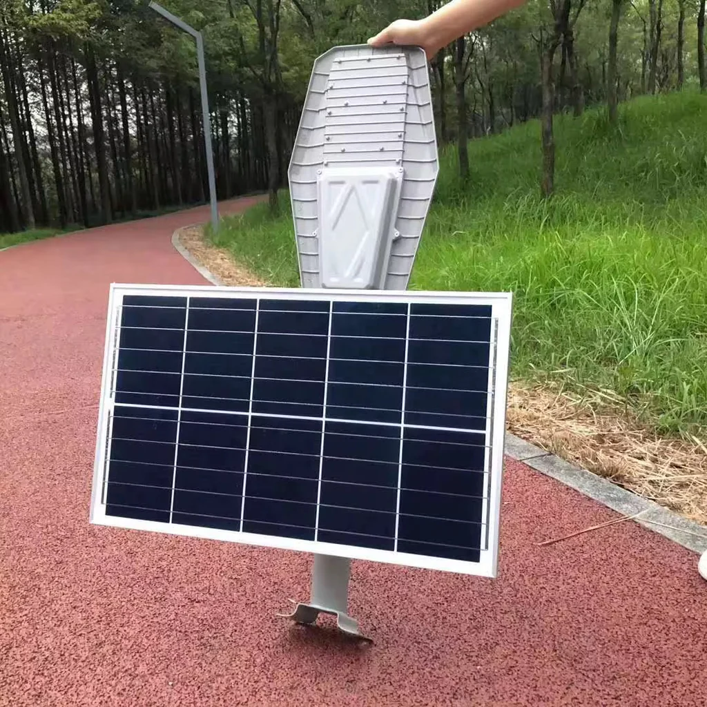 Lampa Solara Stradala LED 800W JORTAN Premium, Corp Din Aluminiu turnat sub presiune, Iluminat Puternic, 30.000 Lumeni, Panou Solar Fotovoltaic Orientabil, Telecomanda, Suport Metalic Inclus, IP66, - imagine 4