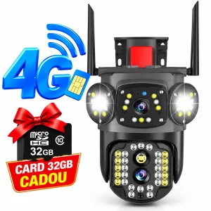 camera de supraveghere 4g cu cartela sim conexiune cablu
