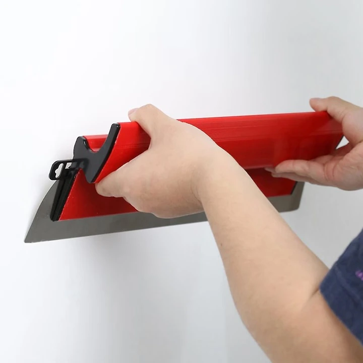 Gletieră Profesională pentru Aplicat și Nivelat Glet, 60 cm, Lamă Flexibilă din Oțel Inoxidabil, Mâner Ergonomic Antiderapant, pentru Finisarea Pereților și Tavanelor - imagine 4