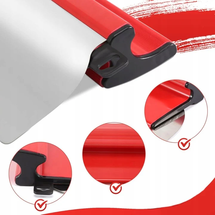 Gletieră Profesională pentru Aplicat și Nivelat Glet, 60 cm, Lamă Flexibilă din Oțel Inoxidabil, Mâner Ergonomic Antiderapant, pentru Finisarea Pereților și Tavanelor - imagine 5
