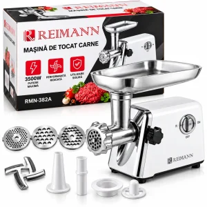 masina de tocat carne electrica reimann 3500w tocare rapida