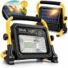 proiector solar led 50w tip lampa de lucru portabila