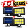 set 1+1 gratis lampi solare led cob de exterior 120 led